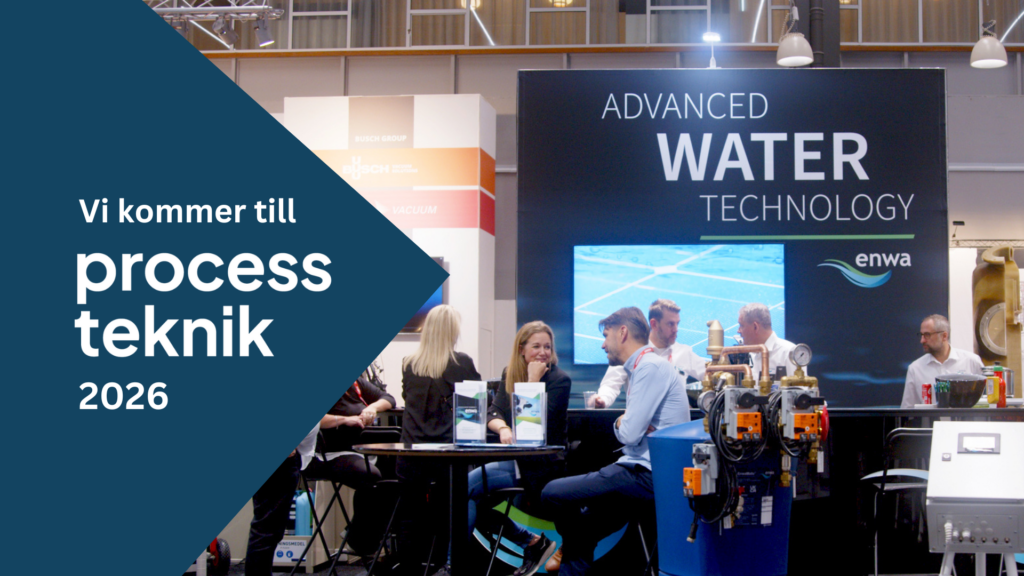 Enwa Water Technology exhibits at ProcessTeknik – The future of water management in focus